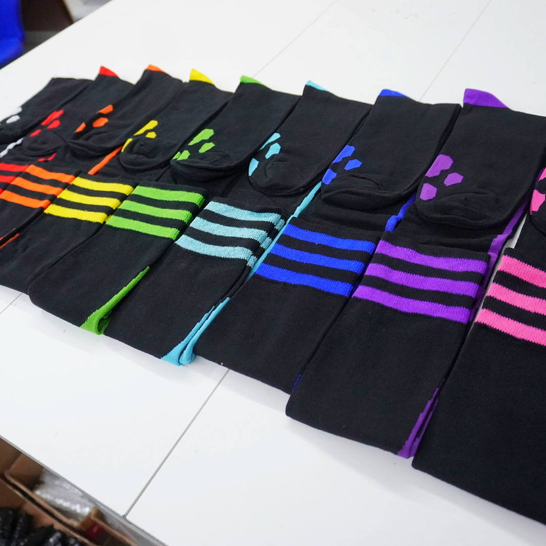 Star thigh highs Rainbow pack