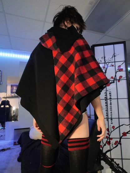Double Layer Split Poncho